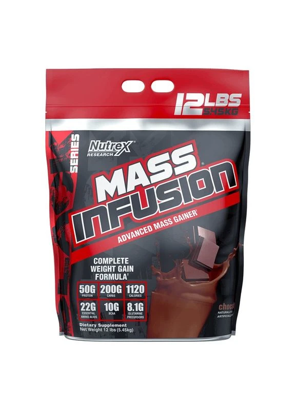 Гейнер Mass Infusion, 5.44 кг Шоколад Nutrex Research (333976808)