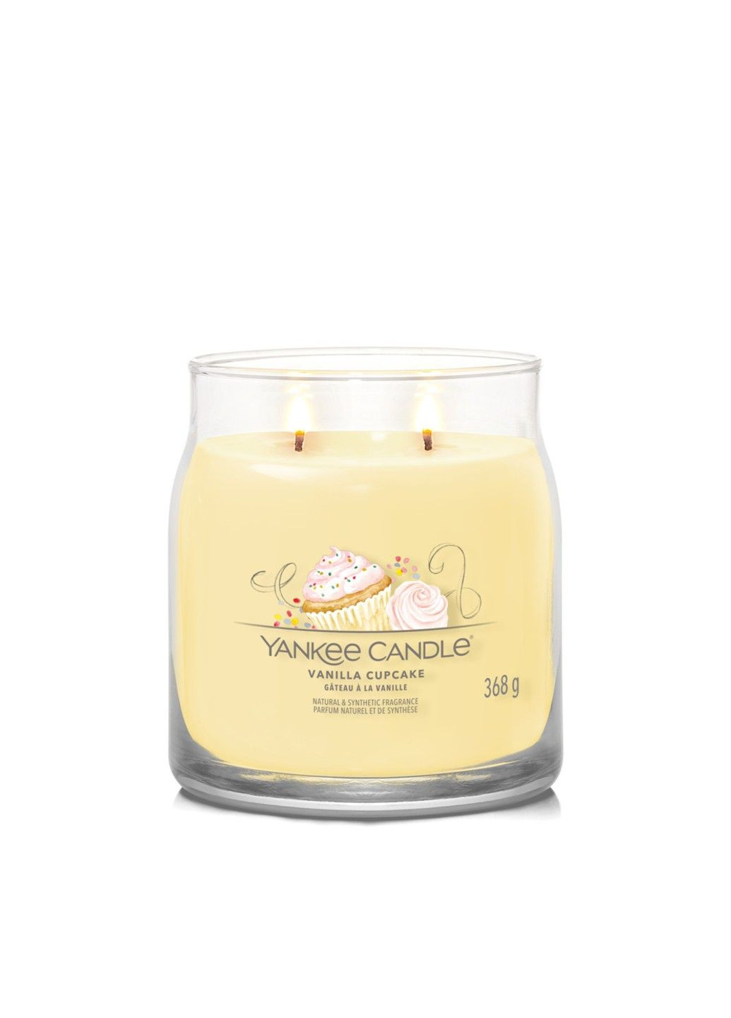 Ароматична свічка Vanilla Cupcake Medium Yankee Candle (280916902)