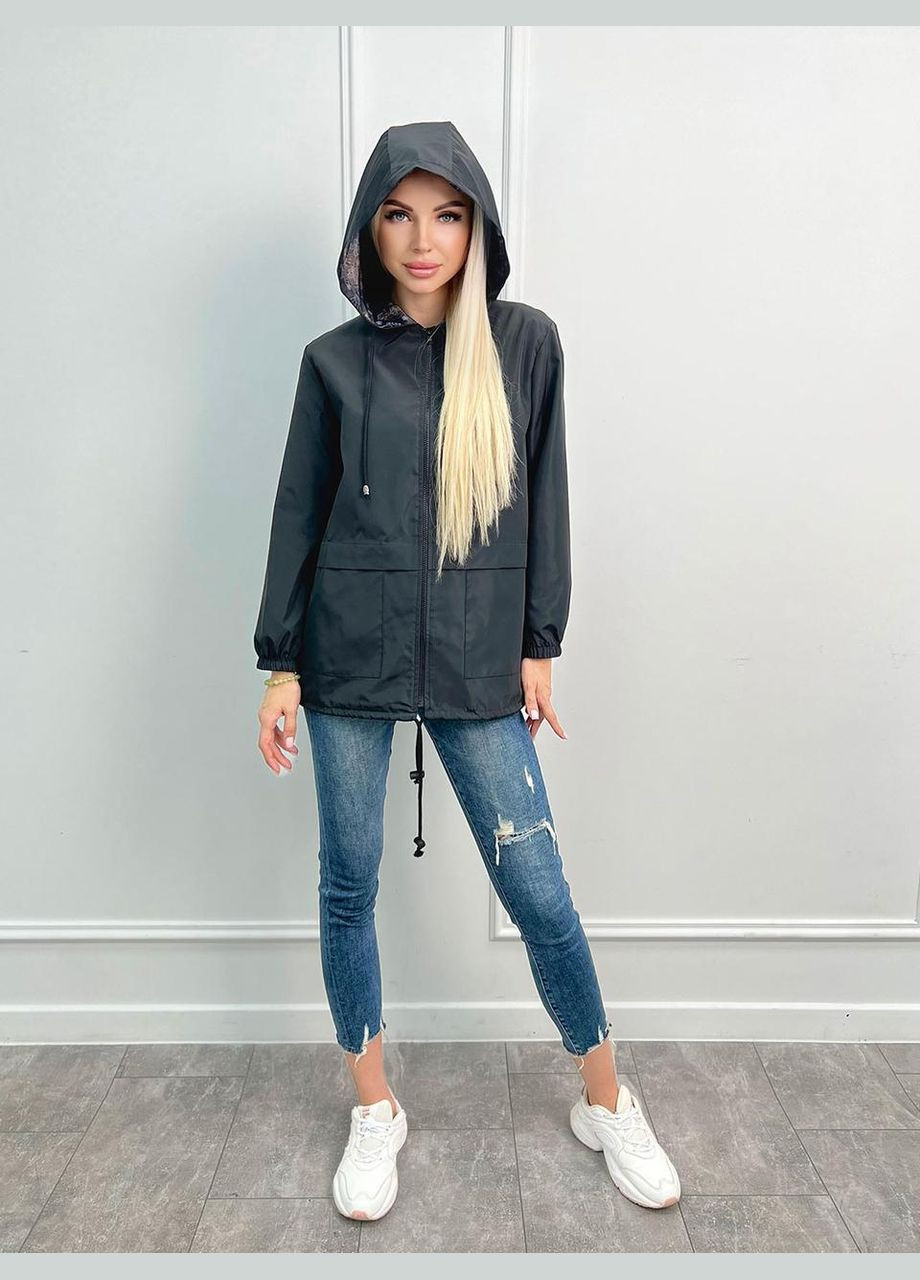 Женская ветровка на подкладке с капюшоном Fashion Girl (301263641}