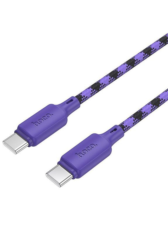 Кабель USB Type-C до USB Type-C / Провід юсб тайп сі на юсб тайп сі для швидкої зарядки та передачі даних 1м Hoco (365731346)