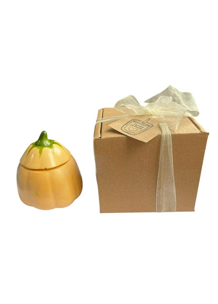 Свеча-тыква, кашпо для осеннего декора, в подарочной коробке (TA0164_3) No Brand (367953938)