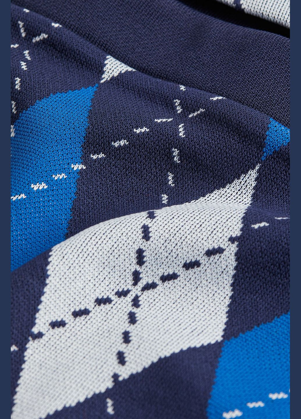 Синя повсякденний плаття, сукня H&M з геометричним візерунком