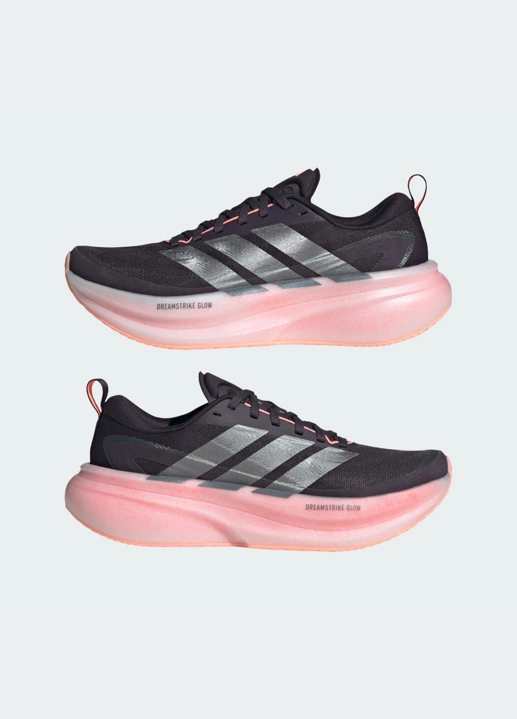 Кроссовки SUPERNOVA GLIDE RUNNING adidas чёрные всесезоны (403196119)