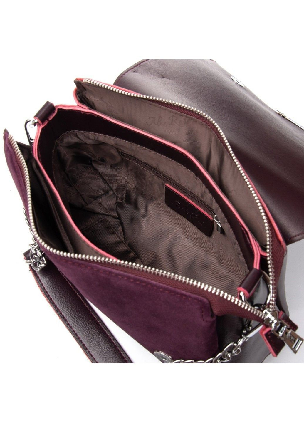 Женская замшевая сумка 9717-220 bordo Alex Rai (366092210)