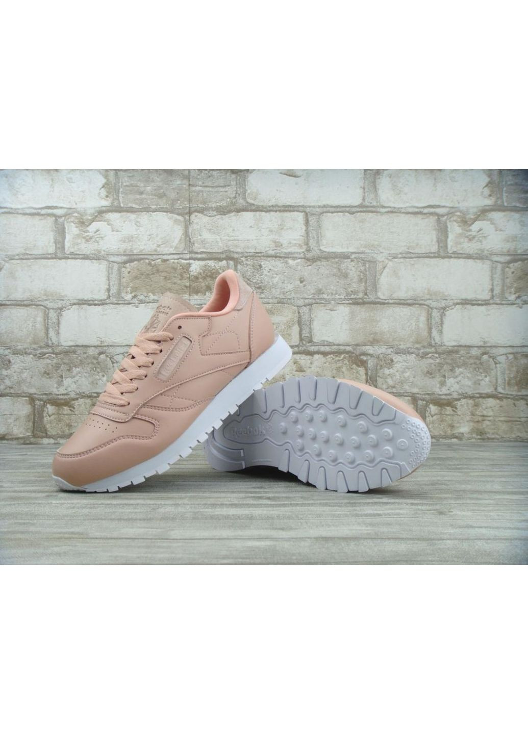КРОСІВКИ ЖІНОЧІ REEBOK CLASSIC PINK WHITE 2 РІБОК No Brand рожеві демісезони (368888223)