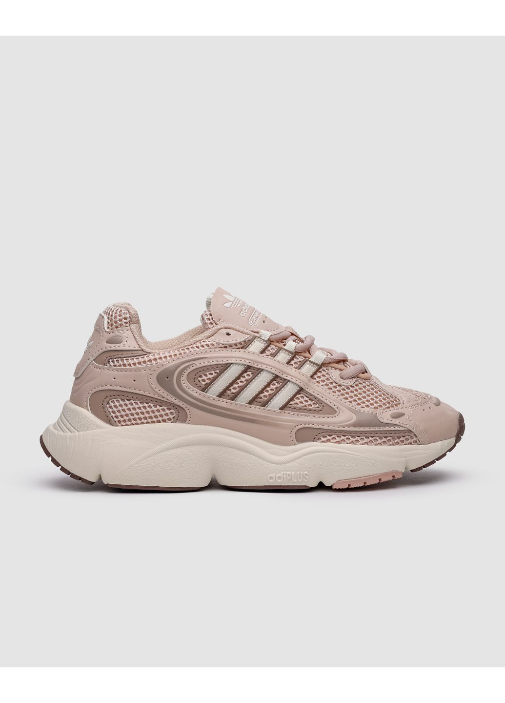 КРОССОВКИ ЖЕНСКИЕ ADIDAS OZMILLEN BEIGE GOLD АДИДАС ОЗМИЛЛЕН No Brand бежевые демисезоны (367171777)