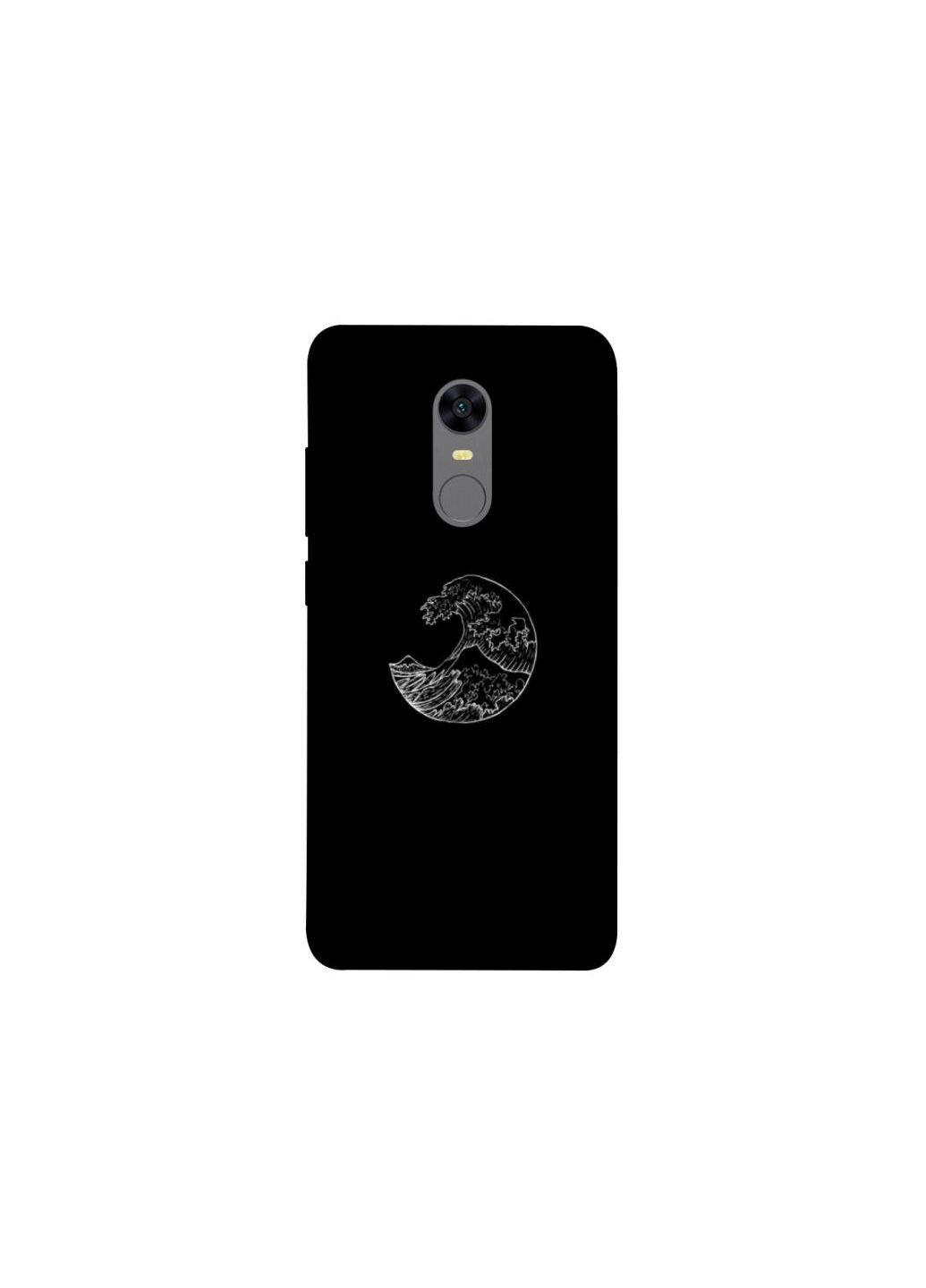 Чохол на Xiaomi Redmi 5 Plus / Redmi Note 5 (Single Camera) Black tsunami Frontalka (361101560)