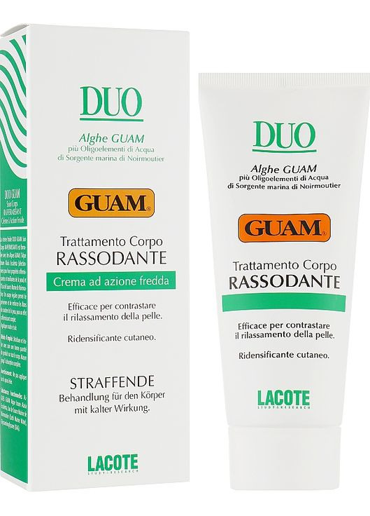 Крем підтягувальний з охолоджувальним ефектом Duo Trattamento Corpo Rassodante 200ml (848482-36547458) Guam (368602609)