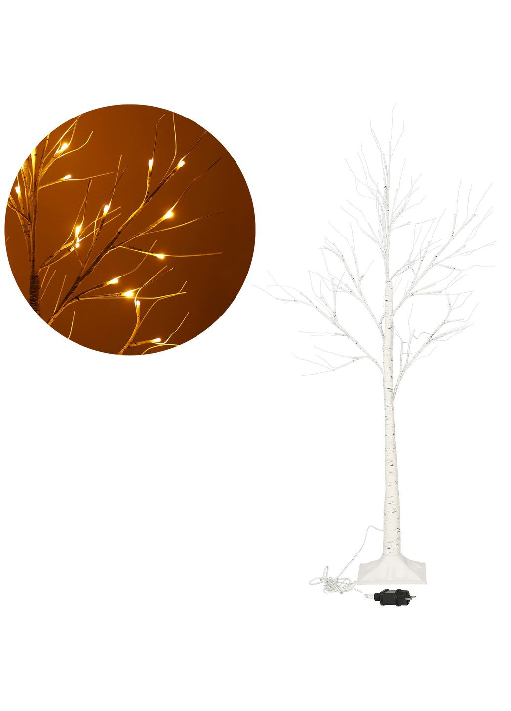 Светодиодное дерево 180 см 96 LED CL0952 Warm White Springos (322062854)