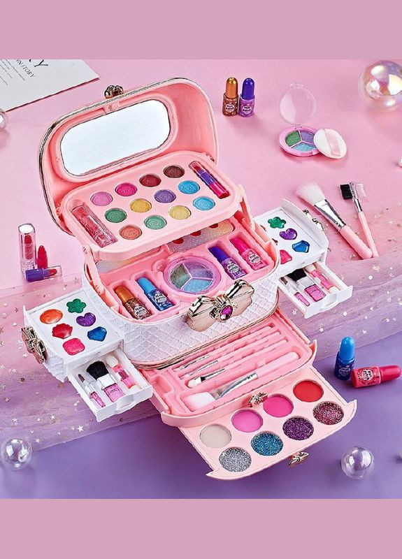 Великий дитячий ігровий набір косметики M-714 в кейсі Fun Game (327216453)
