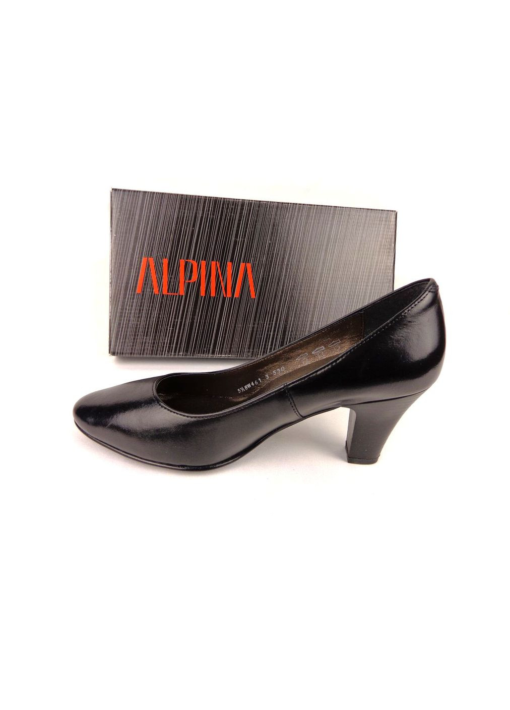 Alpina Класичні туфлі чорного кольору чорний з натуральна шкіра, словенія — демісезон (303356684)