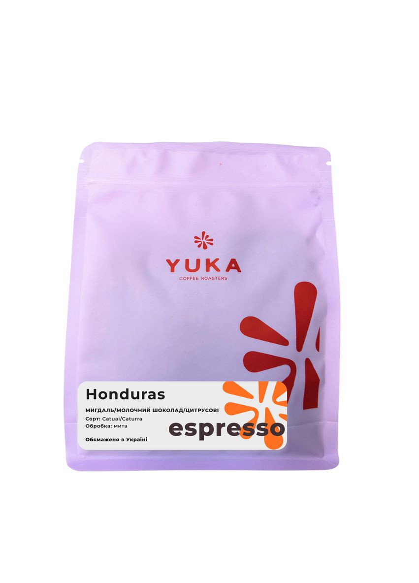 Кава в зернах арабіка Yuka Coffee Roastery Montecillos Гондурас 250 г Yuka Coffee Roasters (360554879)