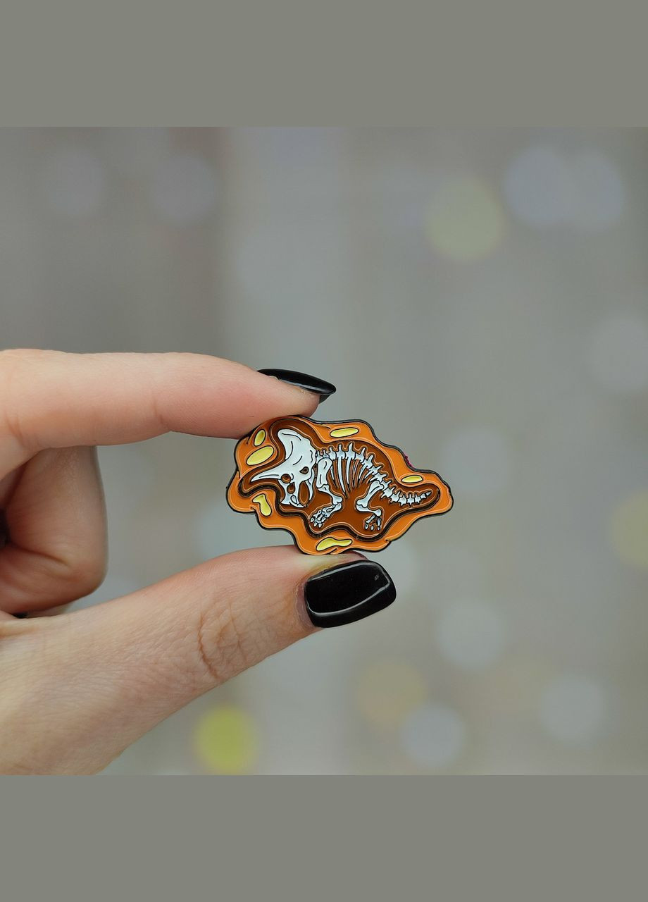 Металлический значок, пин "Динозавр. Раскопки. Палеонтология" SureGeek (315149706)