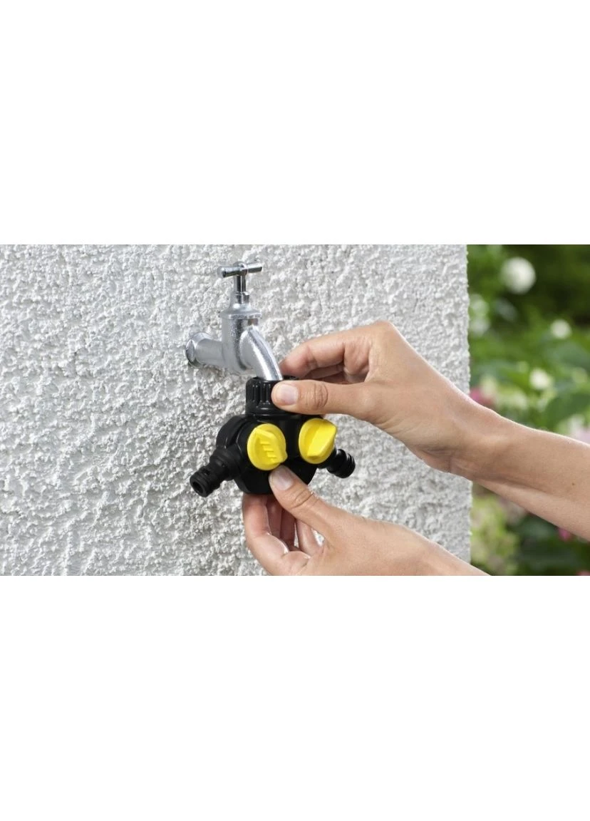 Распределитель для полива, 3/4", 1/2", двухканальный распределитель воды KARCHER (381185095)