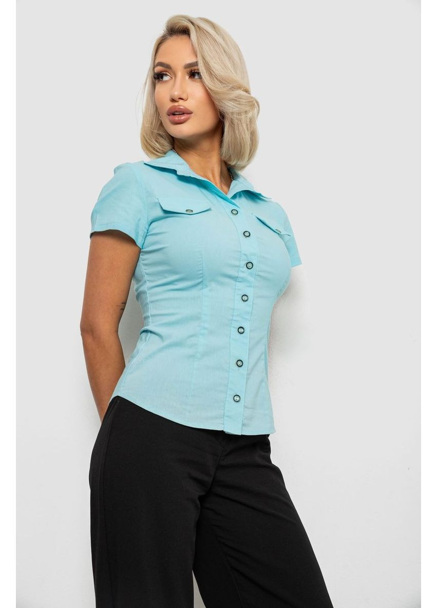 Голубой рубашка Ager