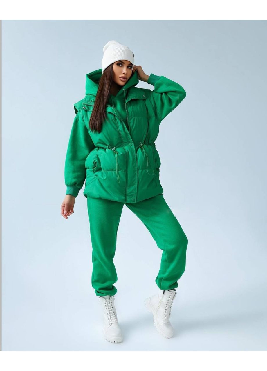 Костюм трійка (жилетка + штани + кофта з капюшоном) ЗАМІРИ В ОПИСІ Vione (370285443)