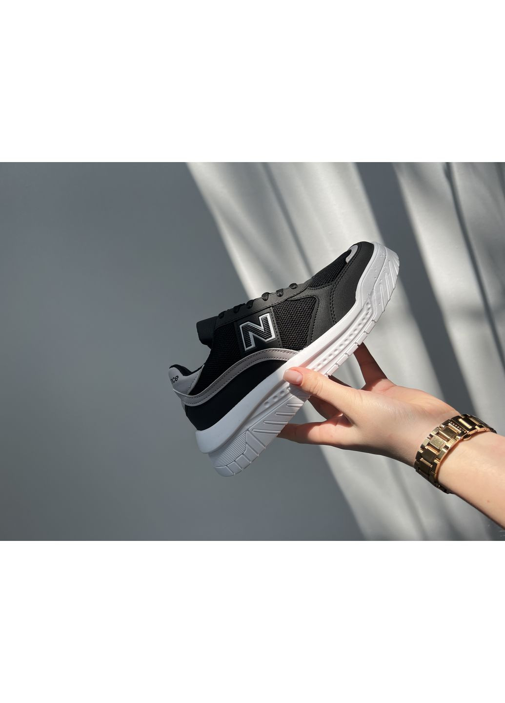 Черные демисезонные кроссовки мужские new balance black нью беланс No Brand