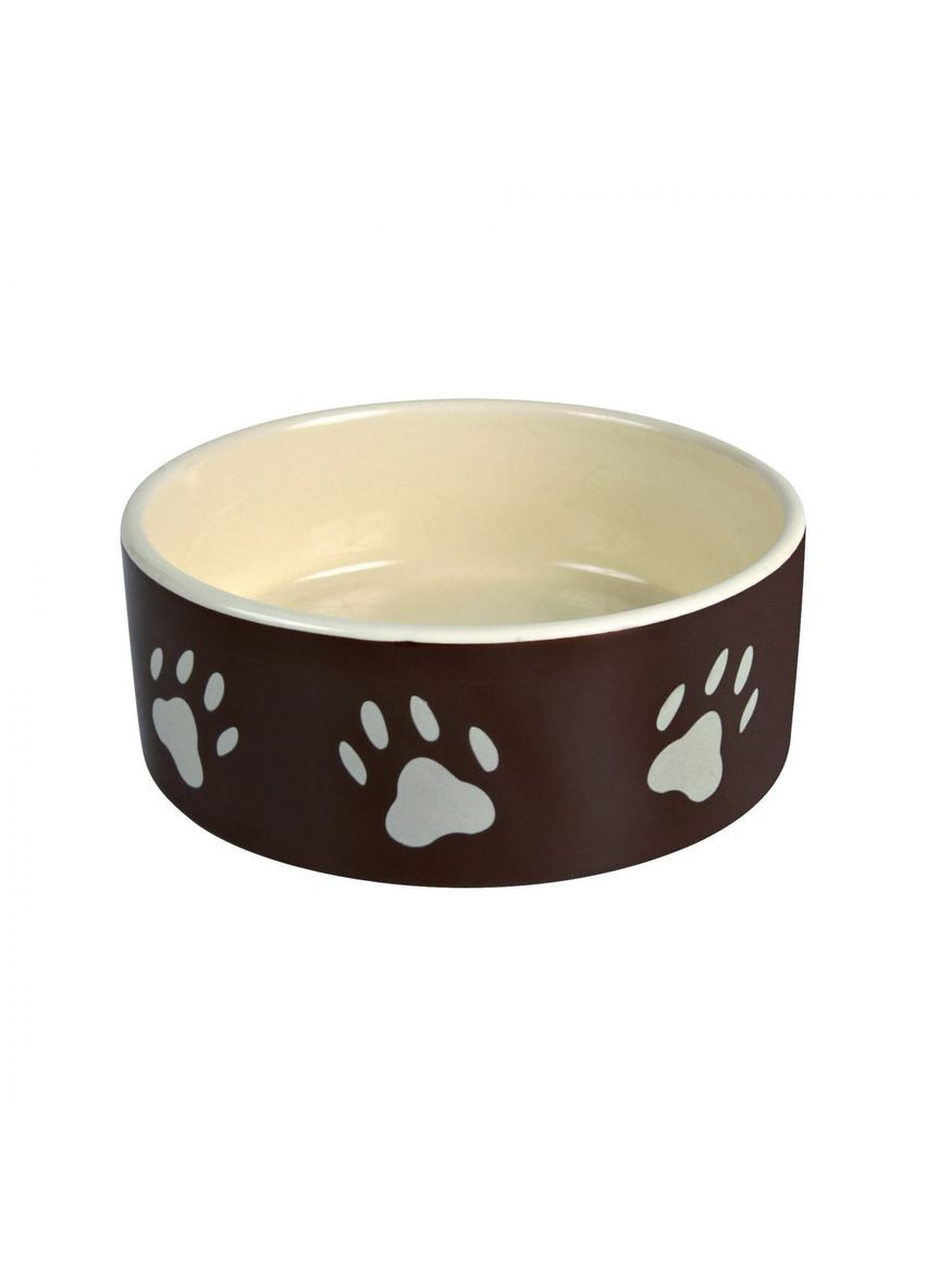 Миска для кота 300 мл керамическая, коричневая Trixie (292114727)
