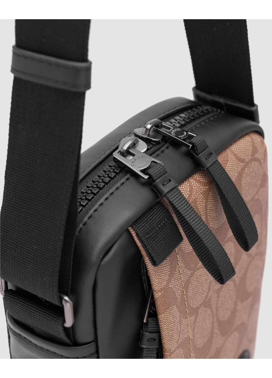 Мужская сумка Crossbody in Signature Canvas Sand No Brand (355342935)