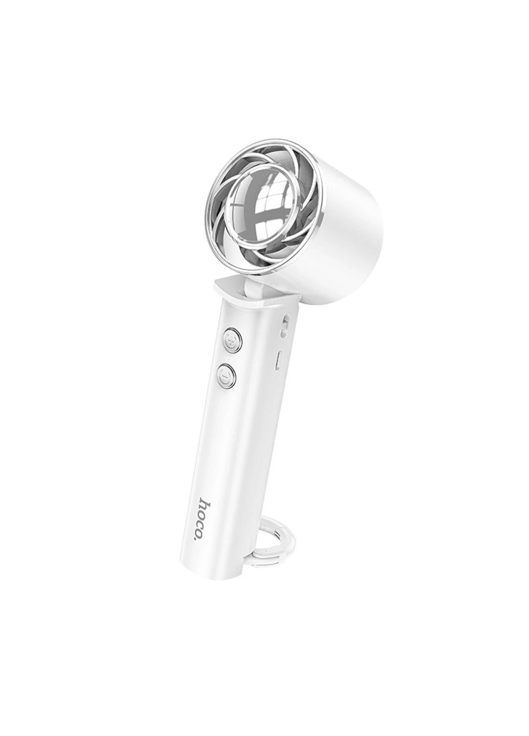 Вентилятор HX61 1200 mAh Exquisite handheld folding fan White Hoco (380482607)