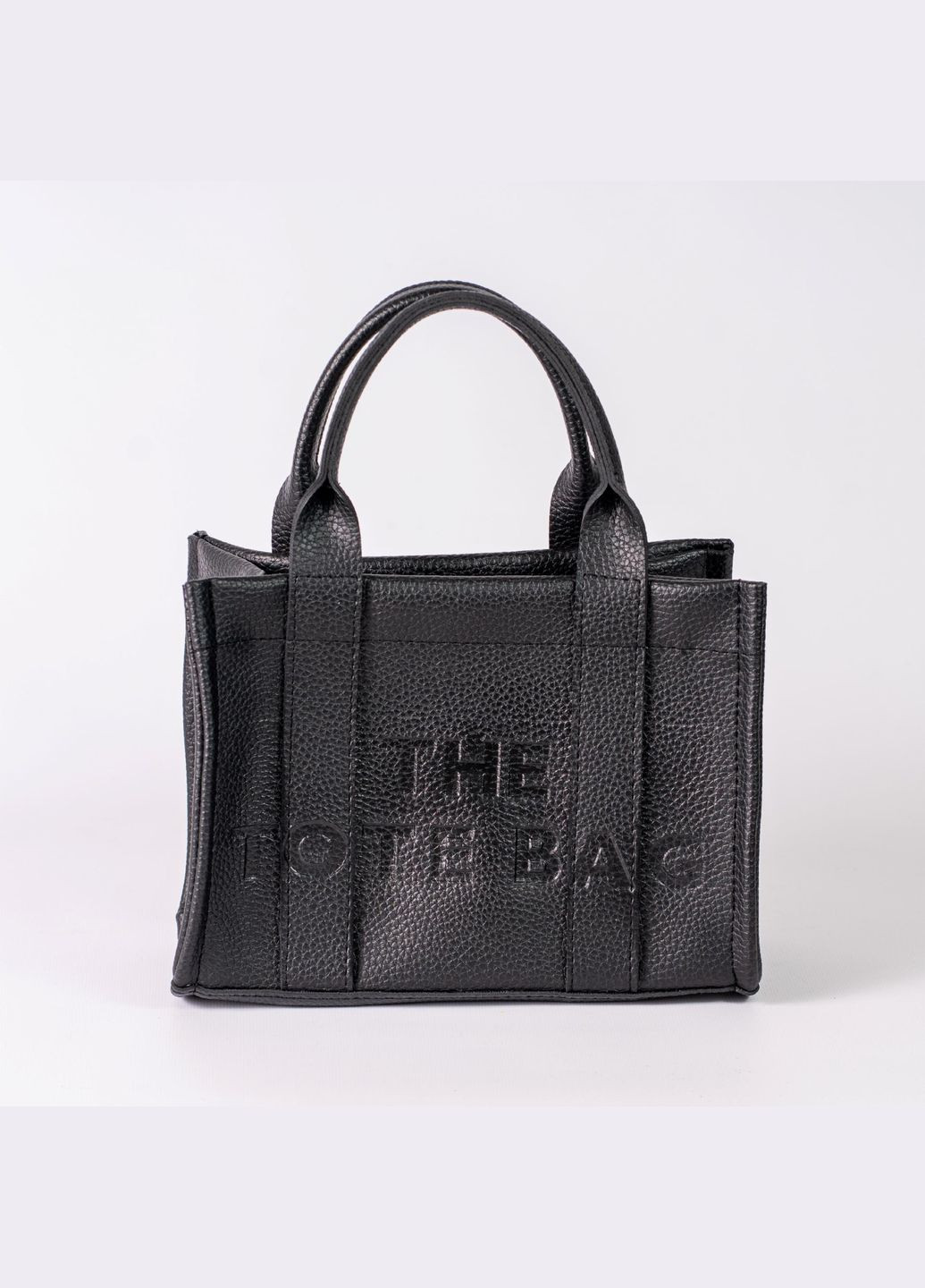 Сумка жіноча Шопер функціональна чорна з екошкіри NIUNIU (336493074)