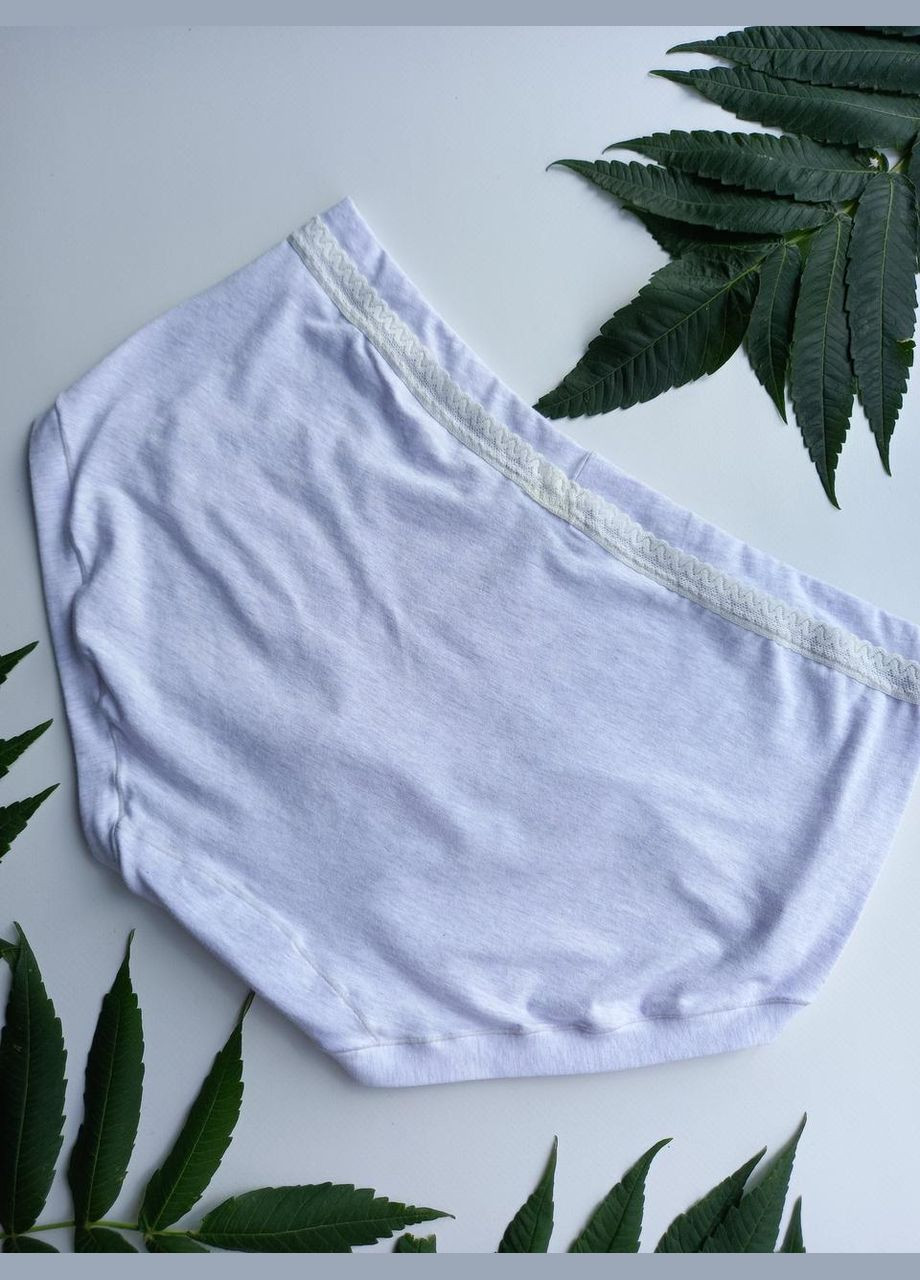 Женские хлопковые трусики голубые размер ХЛ ДС 25171 DC (368787876)