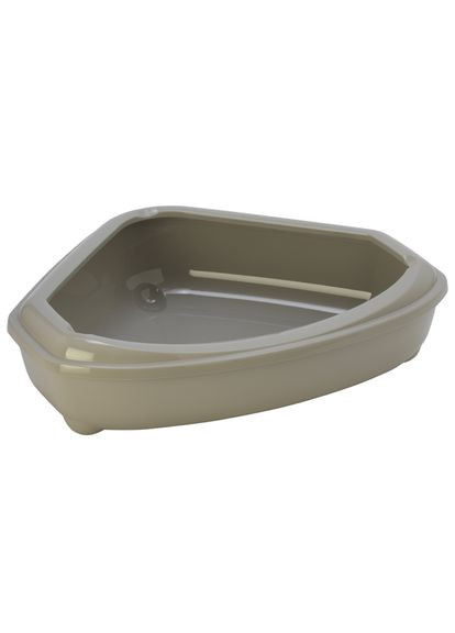 Туалет для кошек Arist O-Tray с бортиком 55х45х14 см Серый (5412087146147) Moderna (313615302)