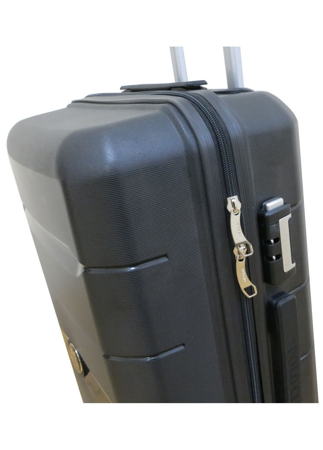 Средний чемодан из полипропилена на колесах 60L 67х40х25 см MY Polo (289368695)