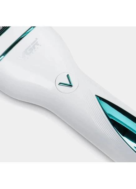 Эпилятор женский V-728 3в1 аккумуляторный с пемзой 600mAh Green-White (3_06256) VGR (395879621)