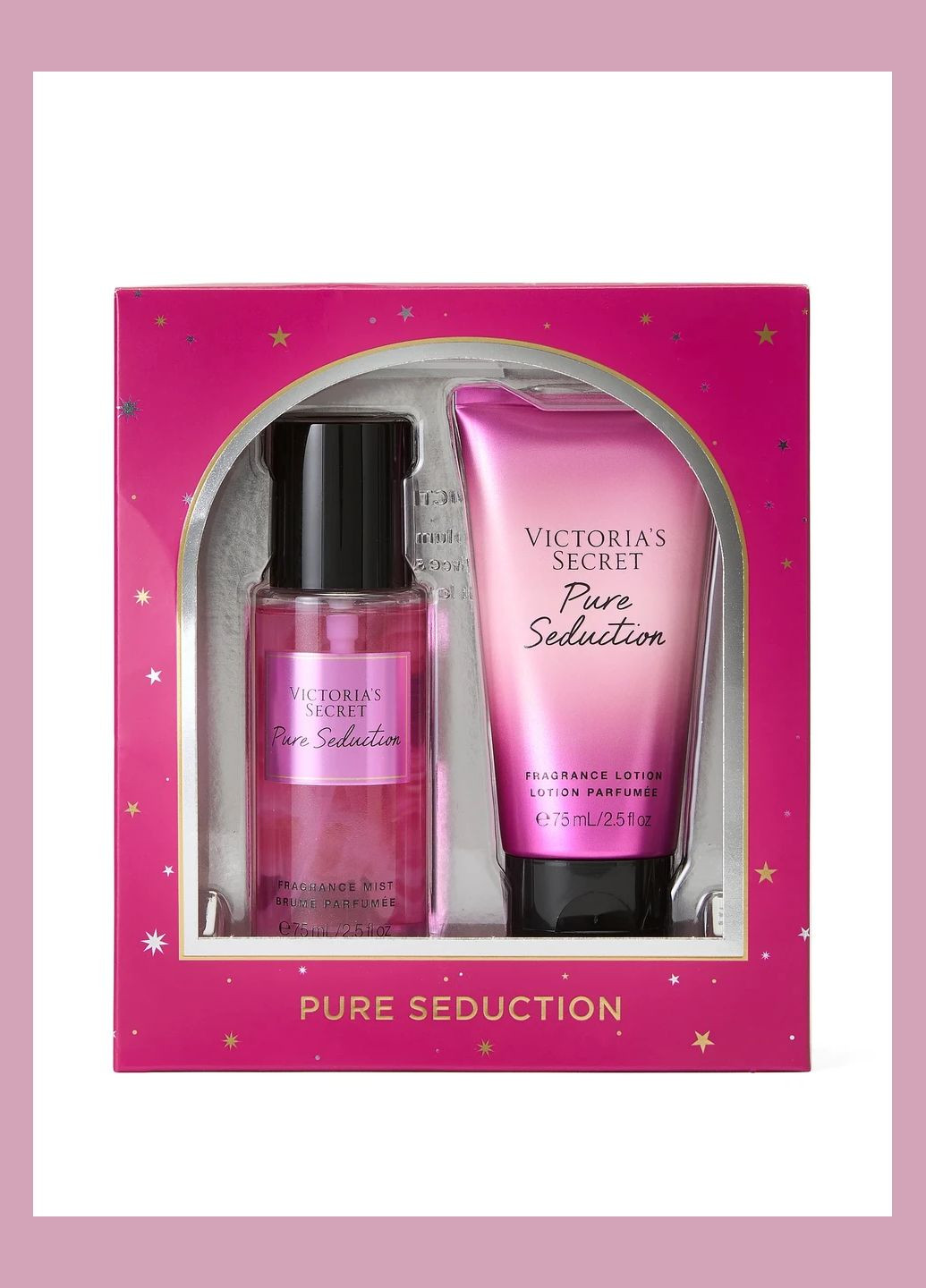 Подарунковий набір спрей міст + лосьйон Pure Seduction Duo Gift Set 2024, 75 мл + 75 мл Victoria's Secret (333980954)