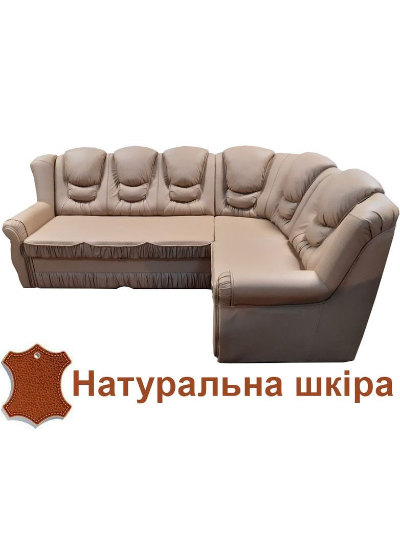 Кожаный угловой диван из натуральной кожи Князь ТМ No Brand (322500770)