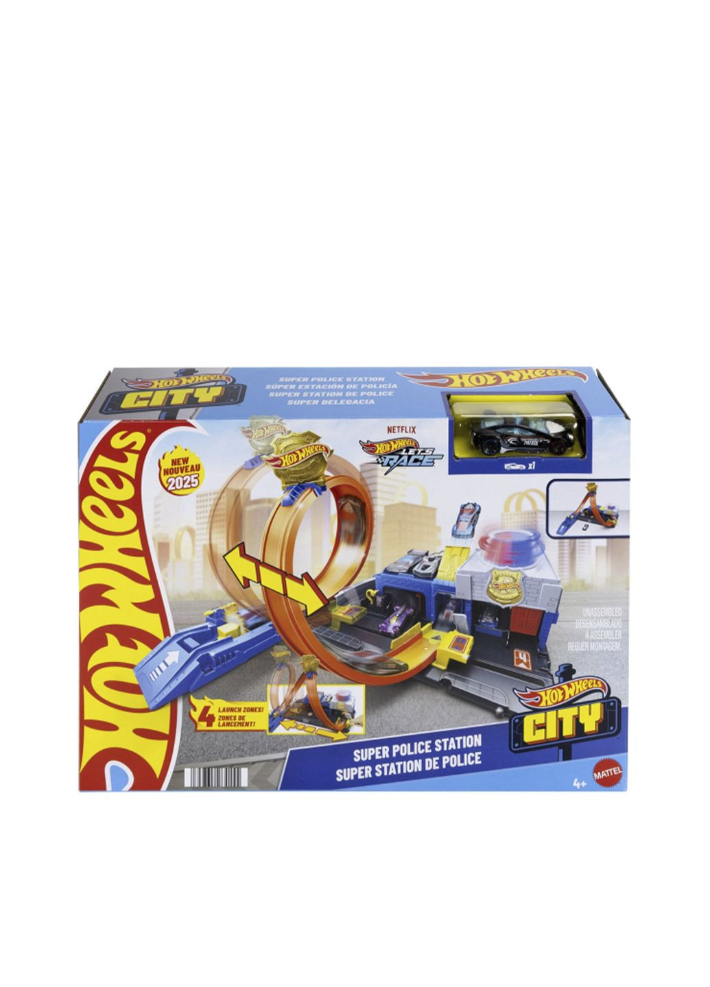 Игровой набор City Суперполицейский участок цвет разноцветный ЦБ-00276538 Hot Wheels (335805728)
