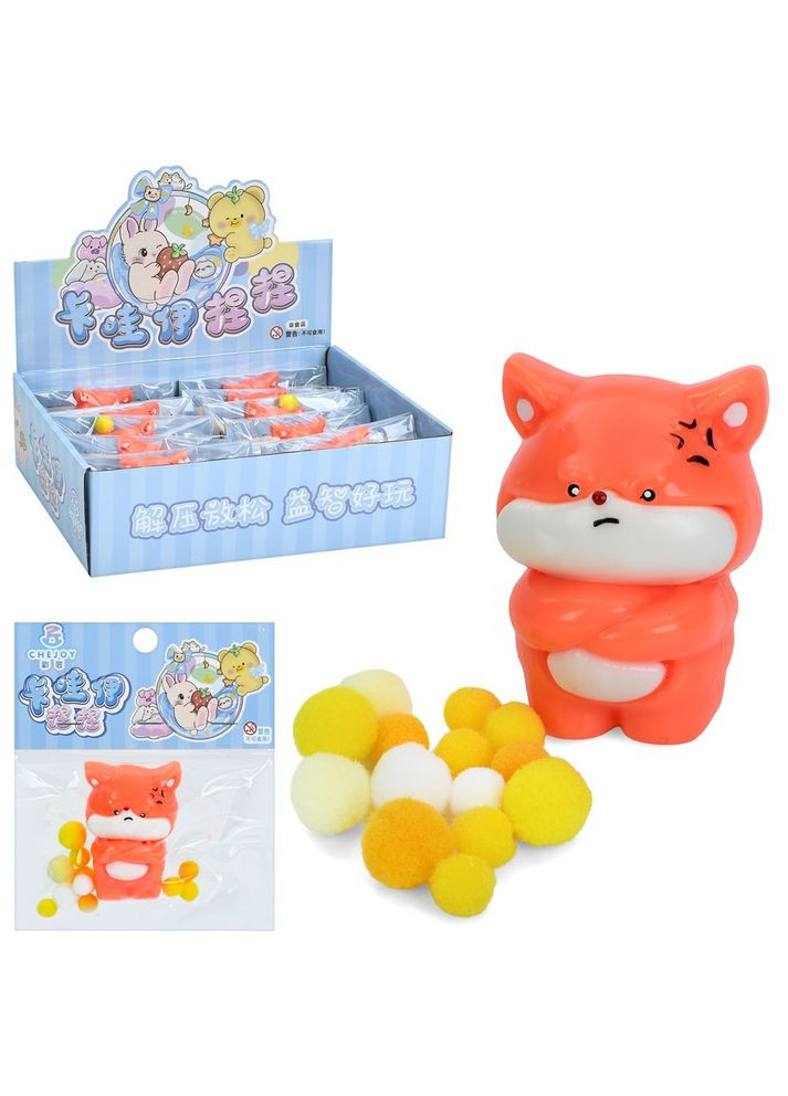 Игрушка лисичка, антистресс, мишура Home (339785751)