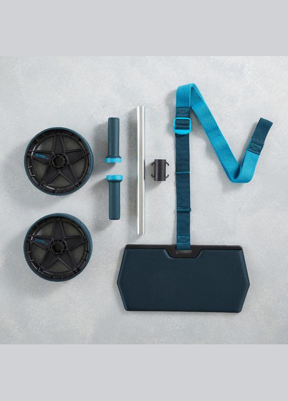 Ролик/Колесо для М'язів Черевного Пресу з Еластичною Стрічкою (2 в 1) для Силового Тренінгу CORENGTH (342966962)