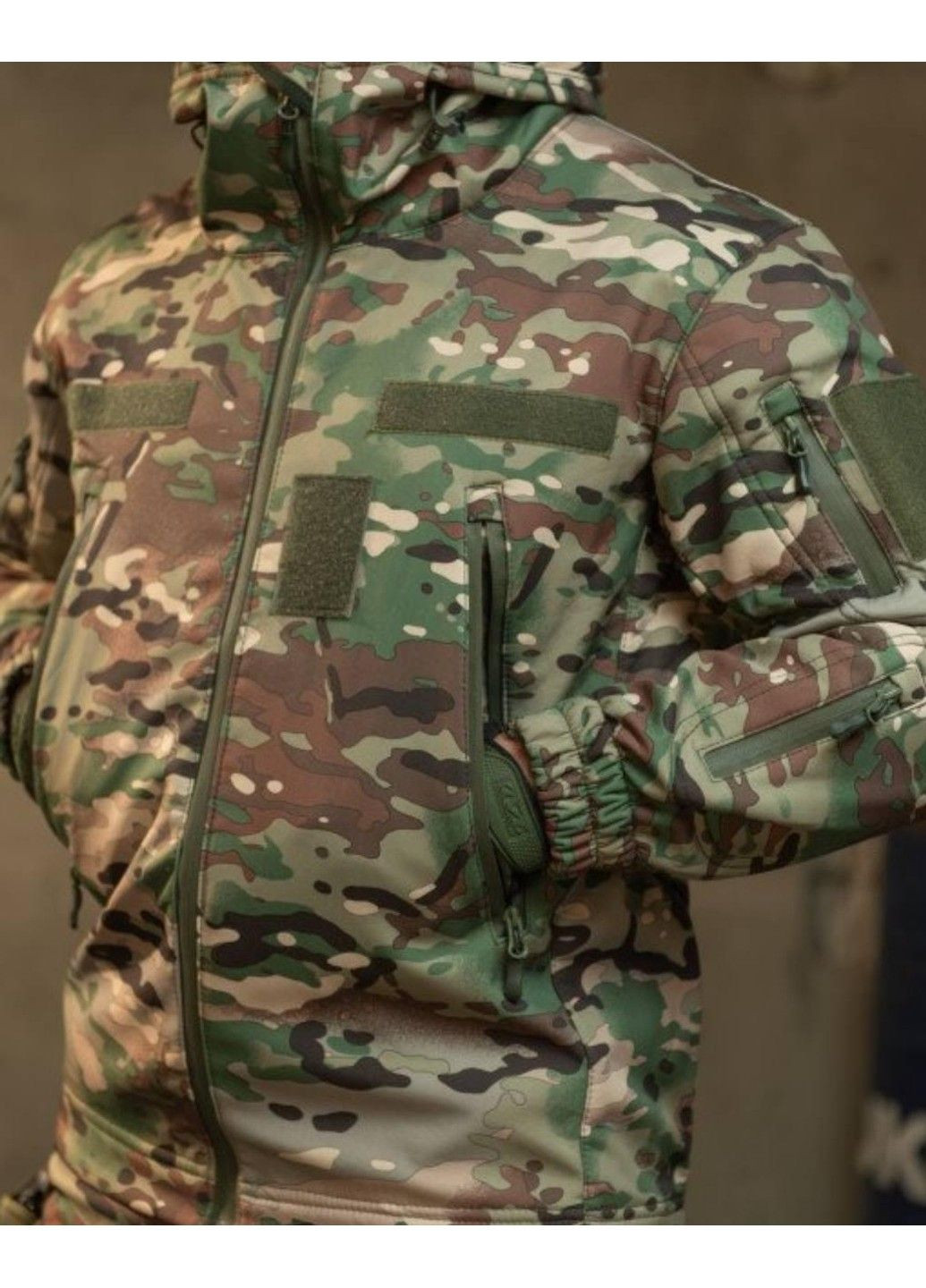 Демісезонний тактичний костюм Cофтшел Softshell Rocket НП4862 (Мультикам) XXL No Brand