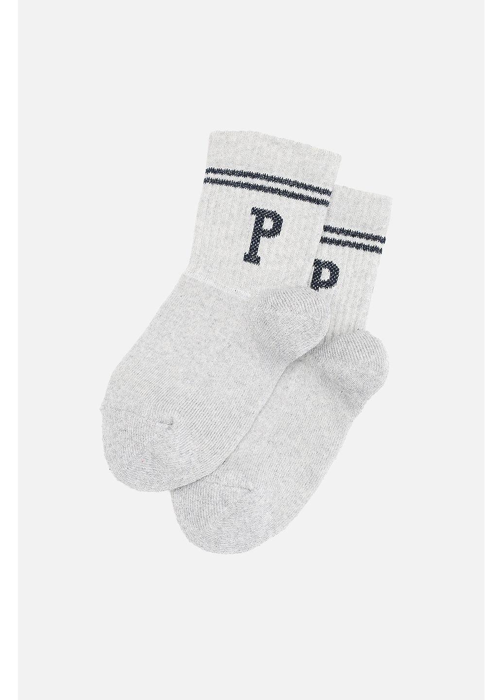 Светло-серые носки высокие для мальчика цвет светло-серый цб-00285597 Yuki зима (365782861)