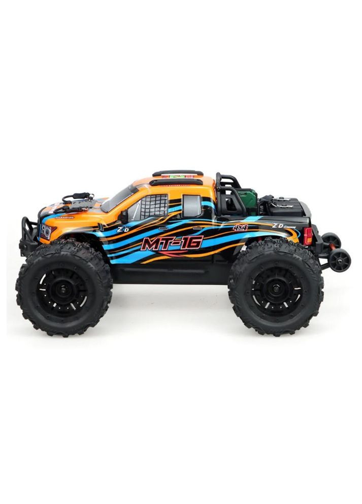 Машинка на радиоуправлении MT16 RTR 4WD 1/16 Monster Truck Brushless (Orange) ZD Racing (338597941)