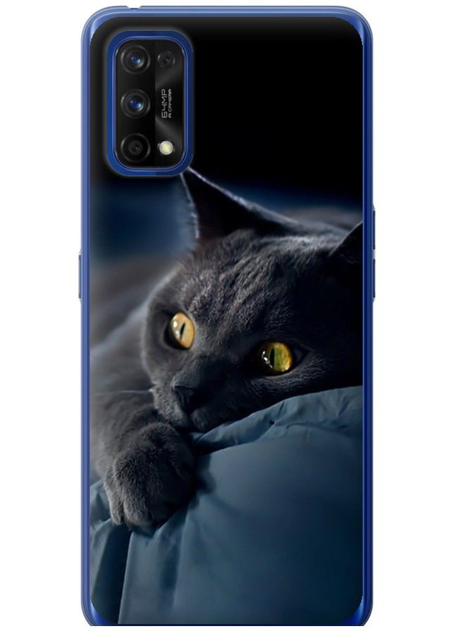 Силиконовый чехол 'Дымчатый кот' для Endorphone Realme 7 Pro (265226632)