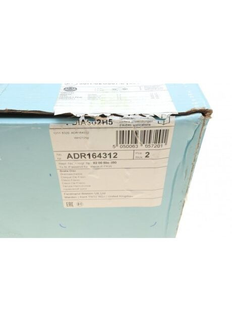 Диск тормозной передний Renault (пр-во) ADR164312 Blue Print (368133825)