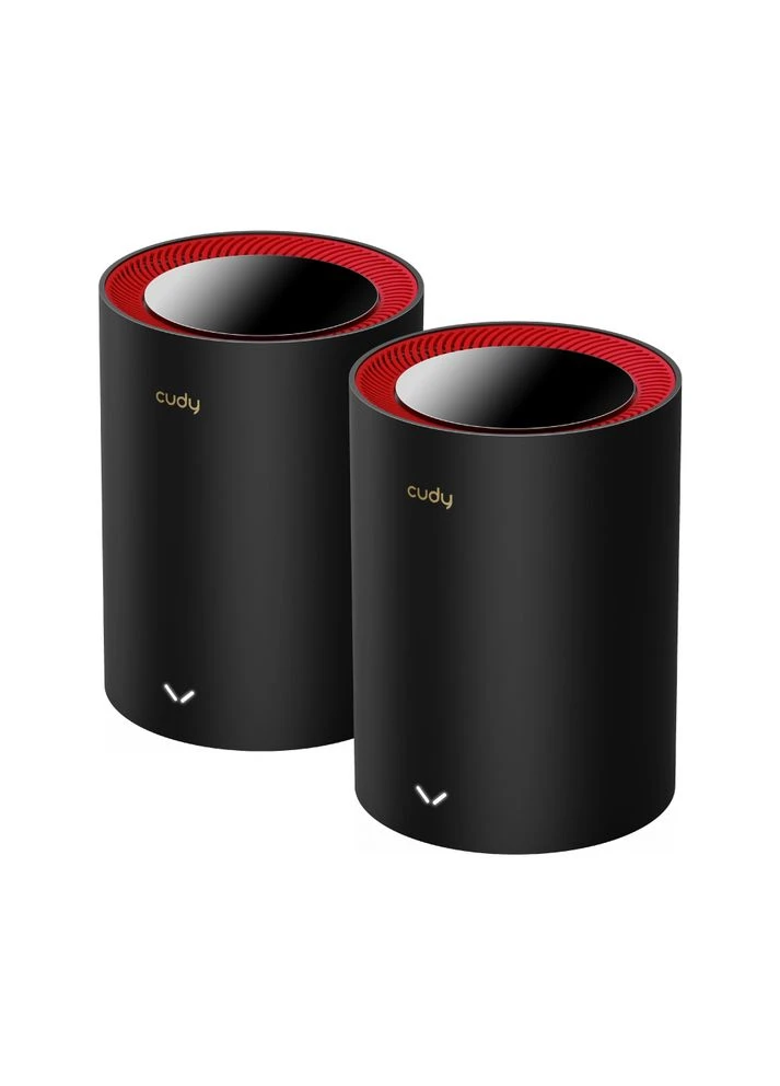 Маршрутизатор WiFi Mesh-система WiFi 6 2.5G M3000 Black (3-Pack) 3 штуки дводіапазонні AX3000 (73-00510) Cudy (382701830)