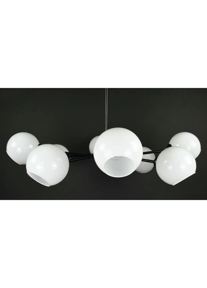 Люстра потолочная на 8 лампочек 27830 Черный 30-65х92х92 см. Sunnysky (324395889)