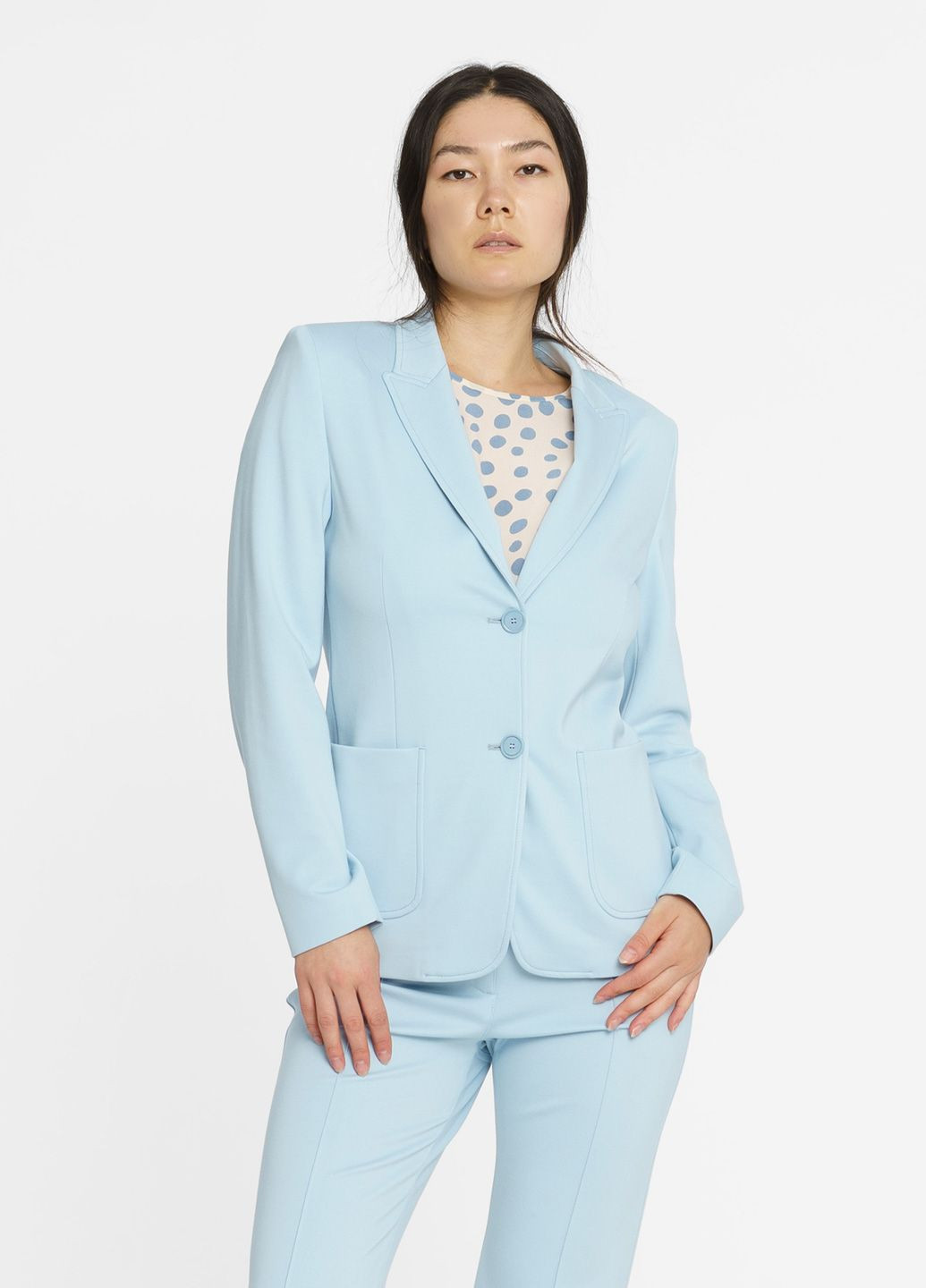 Голубой женский жакет Seventy - летний