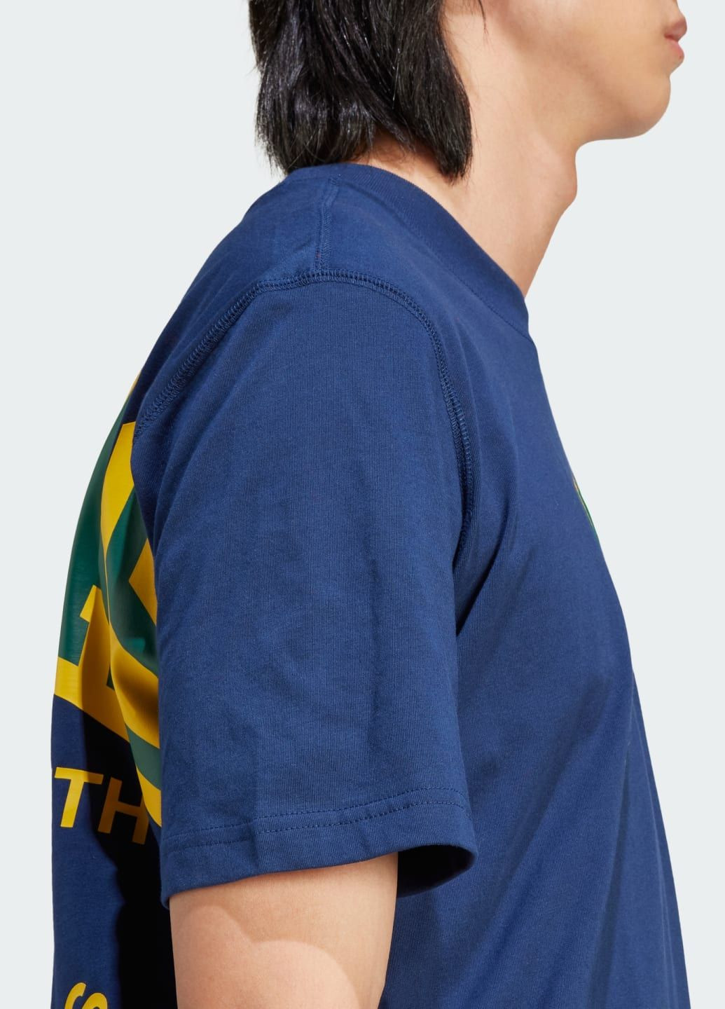 Синя футболка vrct adidas