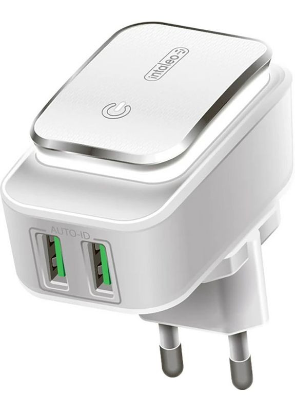 Сетевое зарядное устройство TCL242 2USB 2.4A White Intaleo (301473544)