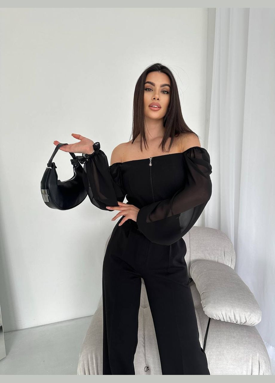 Чорна блузка No Brand