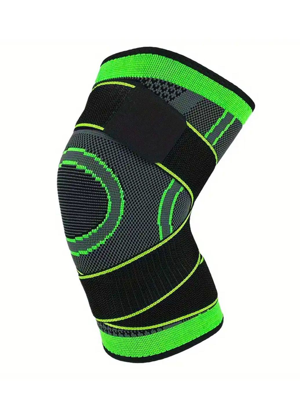 Наколенник эластичный фиксатор сустава с фиксирующим ремнем компрессионный спортивный бандаж Україна (347234739)