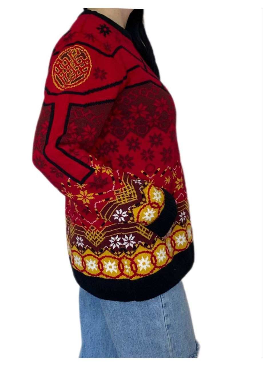 Комбинированный демисезонный удлиненный свитер-туника Wool & Cashmere
