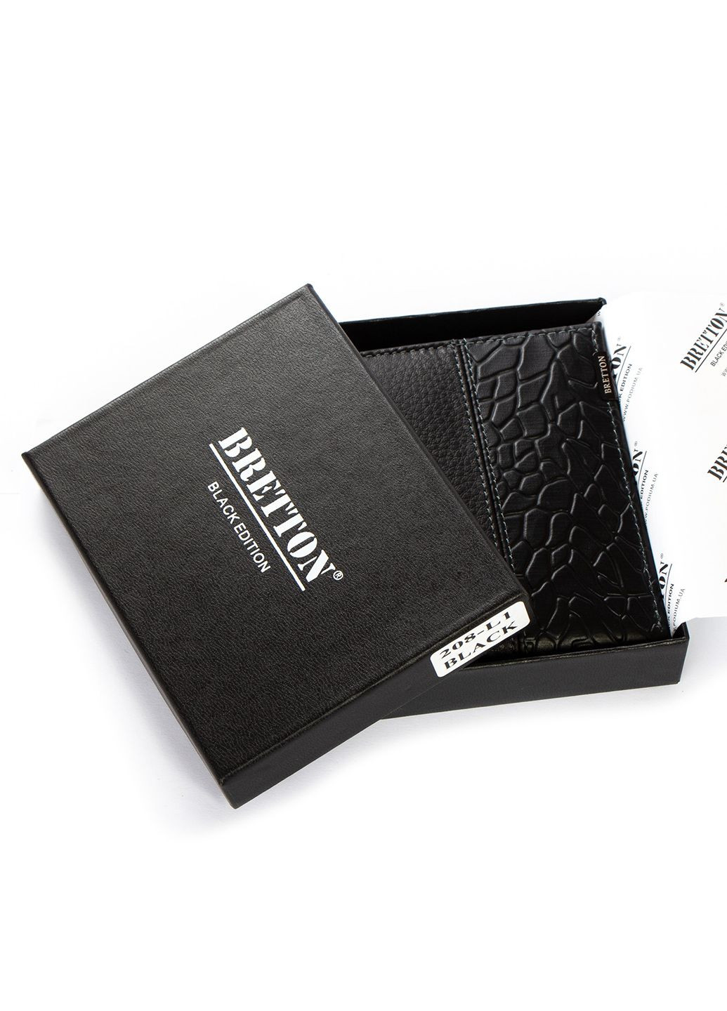 Чоловічий шкіряний гаманець на магніті Bretton 208-l1 (280901813)