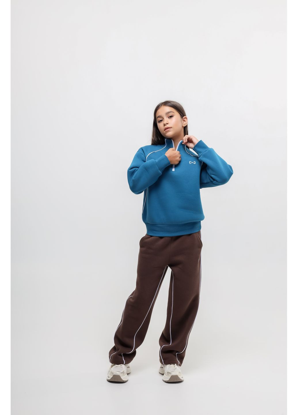 Джемпер со стойкой "Йота" морская волна образец NEWGEN (368337533)