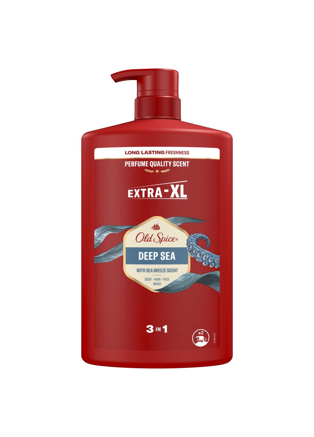Гель для душу + шампунь 3-в-1 Deep Sea 1000 мл Old Spice (307071095)